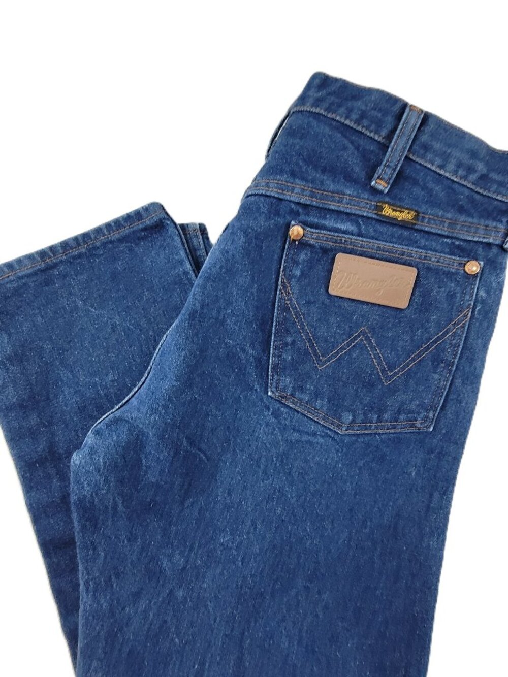 Vintage Wrangler Blue Jeans 13MWZ Cowboy Cut Straight-leg USA Made
